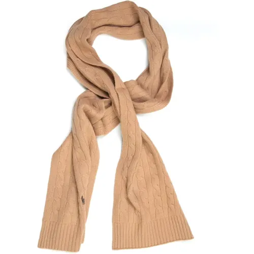 Winter Scarves, male, , Size: ONE SIZE Sophisticated Ribbed Scarf - Polo Ralph Lauren - Modalova