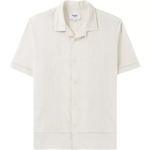 Pintuck Short Sleeve Shirt , male, Sizes: M - Wax London - Modalova