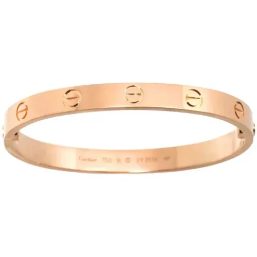 Pre-owned Rose Gold bracelets , female, Sizes: ONE SIZE - Cartier Vintage - Modalova