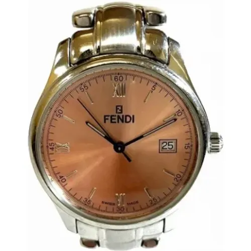 Pre-owned Watches, female, , Size: ONE SIZE Pre-owned Glass watches - Fendi Vintage - Modalova