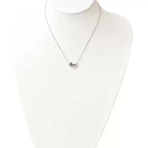 Pre-owned Jewellery, female, , Size: ONE SIZE Pre-owned Silver necklaces - Tiffany & Co. Pre-owned - Modalova