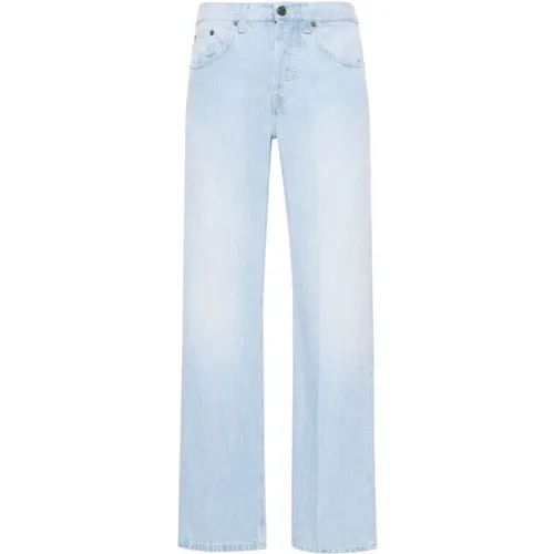 Weite Bein Denim Jeans , Damen, Größe: W30 - Dondup - Modalova