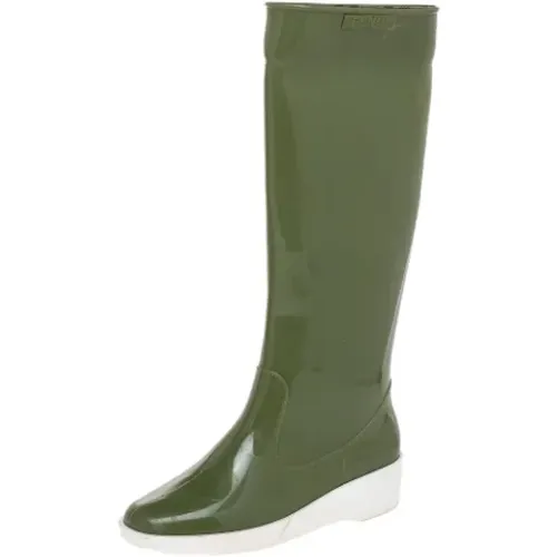 Pre-owned Rubber boots , female, Sizes: 3 UK - Fendi Vintage - Modalova