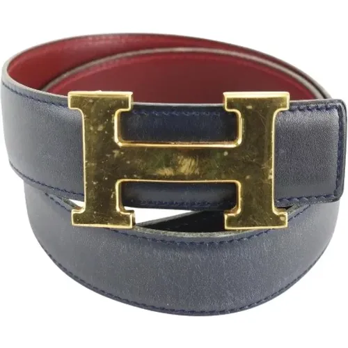 Pre-owned Belts, female, , Size: ONE SIZE Pre-owned Leather belts - Hermès Vintage - Modalova