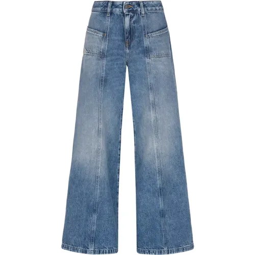 Wide Denim Jeans for Women , female, Sizes: W27 - Diesel - Modalova