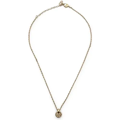 Pre-owned Metal necklaces , female, Sizes: ONE SIZE - Dior Vintage - Modalova