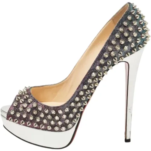 Pre-owned Pumps, female, , Size: 8 1/2 US Pre-owned Fabric heels - Christian Louboutin Pre-owned - Modalova