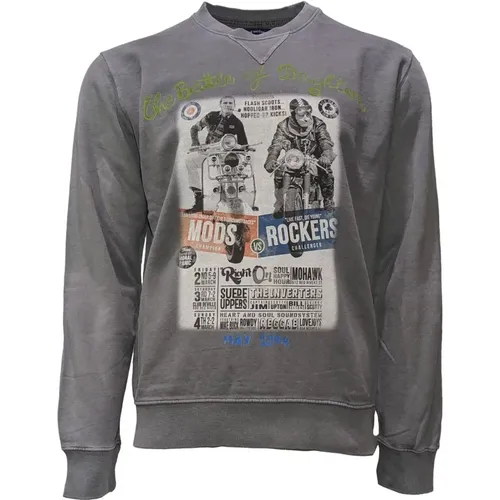 Grauer Crew Neck Sweatshirt - Battle of Brighton , Herren, Größe: 2XL - BOB - Modalova