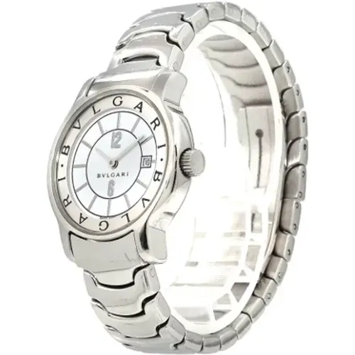 Pre-owned Watches, female, , Size: ONE SIZE Pre-owned Stainless Steel watches - Bvlgari Vintage - Modalova