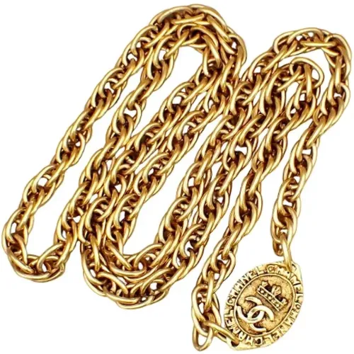 Pre-owned Jewellery, female, , Size: ONE SIZE Pre-owned Gold chanel-jewelry - Chanel Vintage - Modalova