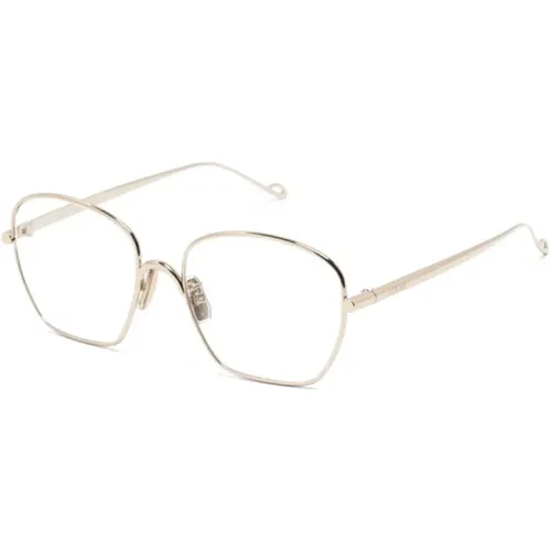 Goldene Optische Brille Must-Have , Damen, Größe: 55 MM - Loewe - Modalova