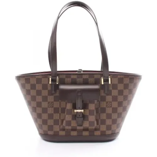 Pre-owned Tote Bags, female, , Size: ONE SIZE Pre-owned Canvas louis-vuitton-bags - Louis Vuitton Vintage - Modalova