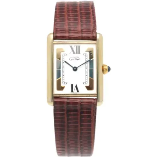 Pre-owned Watches, female, , Size: ONE SIZE Pre-owned Stainless Steel watches - Cartier Vintage - Modalova