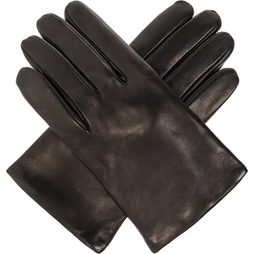 Gloves, male, , Size: 9 1/2 IN Leather gloves - Dolce & Gabbana - Modalova