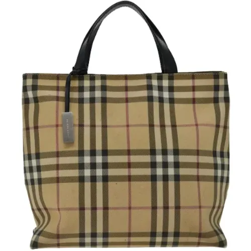 Pre-owned Canvas totes , female, Sizes: ONE SIZE - Burberry Vintage - Modalova