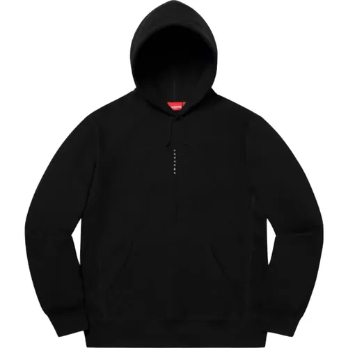 Schwarzer Micro Logo Hoodie Limited Edition , Herren, Größe: M - Supreme - Modalova