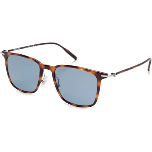 Sunglasses, male, , Size: 52 MM Mb0354S 004 Sunglasses - Montblanc - Modalova