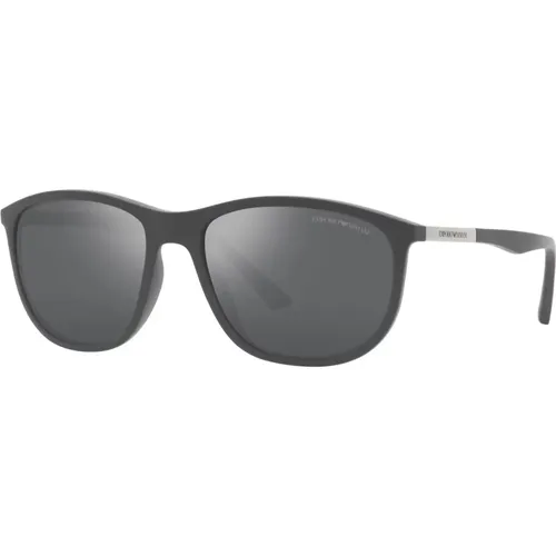 Matte Grey/Grey Sunglasses EA 4207,Sunglasses EA 4207 - Emporio Armani - Modalova