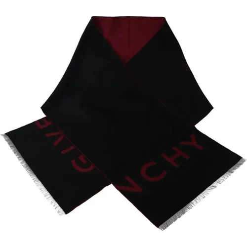 Winter Scarves, male, , Size: ONE SIZE Iconic Logo Scarf, Unisex Design - Givenchy - Modalova