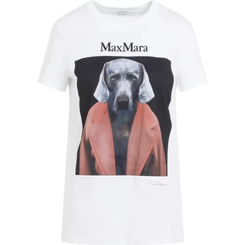 Cipria T-Shirt Dog , Damen, Größe: XS - Max Mara - Modalova