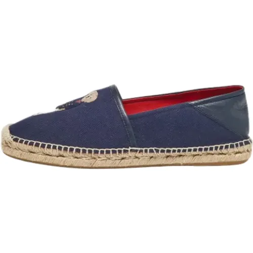 Pre-owned Flats, male, , Size: 8 US Pre-owned Denim espadrilles - Ralph Lauren Pre-owned - Modalova