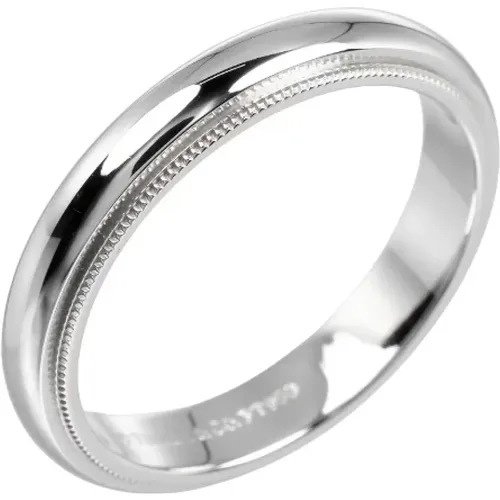 Pre-owned Jewellery, female, , Size: ONE SIZE Pre-owned Platinum rings - Tiffany & Co. Pre-owned - Modalova