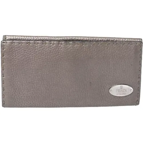 Pre-owned Wallets, female, , Size: ONE SIZE Pre-owned Leather wallets - Fendi Vintage - Modalova