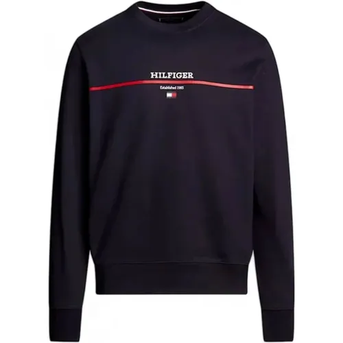 Sweatshirts, male, , Size: L Sweaters Sophisticated Style - Tommy Hilfiger - Modalova