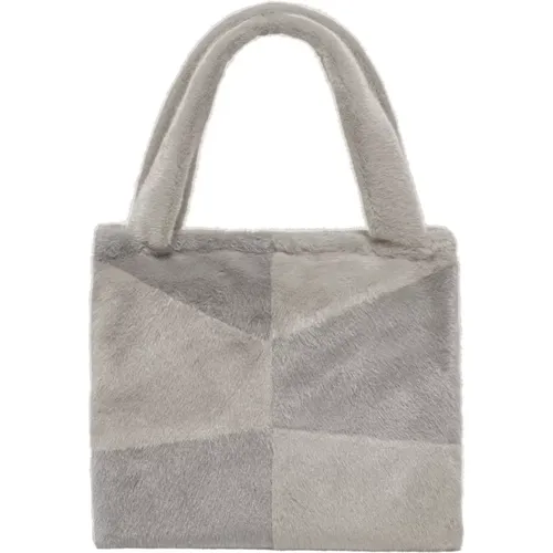 Eco-fur Tote Bag , female, Sizes: ONE SIZE - BomBoogie - Modalova