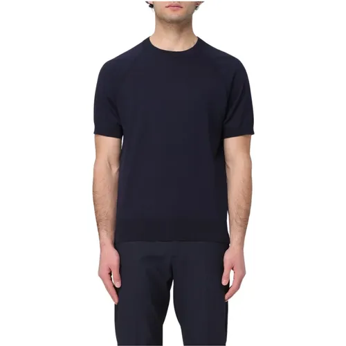 Premium Thread T-Shirt , male, Sizes: L, XL - Paolo Pecora - Modalova