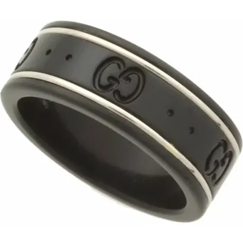 Pre-owned White Gold Gucci Ring , unisex, Sizes: ONE SIZE - Gucci Vintage - Modalova