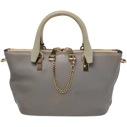 Pre-owned Tote Bags, female, , Size: ONE SIZE Pre-owned Leather totes - Chloé Pre-owned - Modalova