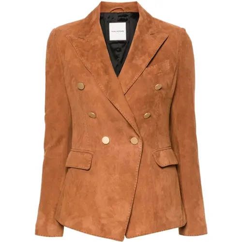 Jackets Leather , female, Sizes: M, S, 2XS, L - Tagliatore - Modalova