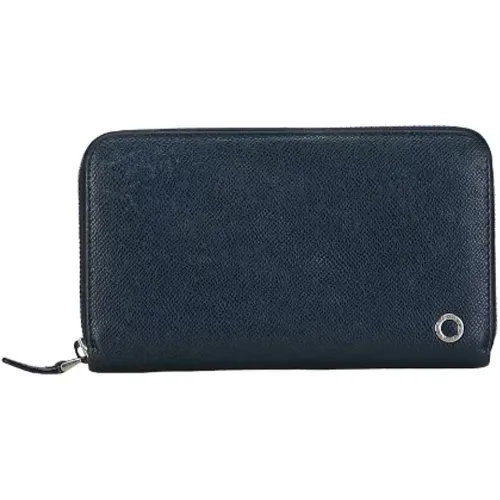 Pre-owned Wallets, female, , Size: ONE SIZE Pre-owned Leather wallets - Bvlgari Vintage - Modalova