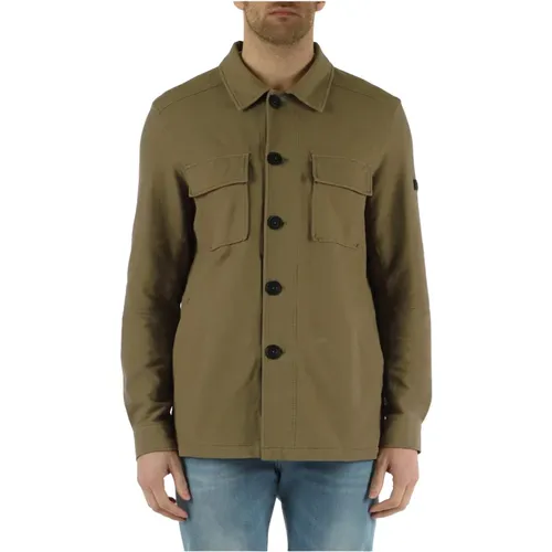 Field Portlan cotton jersey jacket , male, Sizes: M, S, 2XL, L, XL - Distretto12 - Modalova