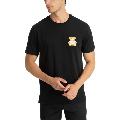 Teddy Bear T-Shirt , male, Sizes: S, XL, M, L - Moschino - Modalova