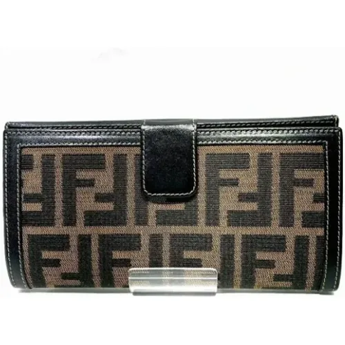 Pre-owned Wallets, female, , Size: ONE SIZE Pre-owned Leather wallets - Fendi Vintage - Modalova