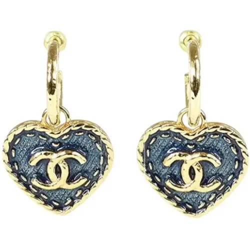 Pre-owned Metal earrings , female, Sizes: ONE SIZE - Chanel Vintage - Modalova