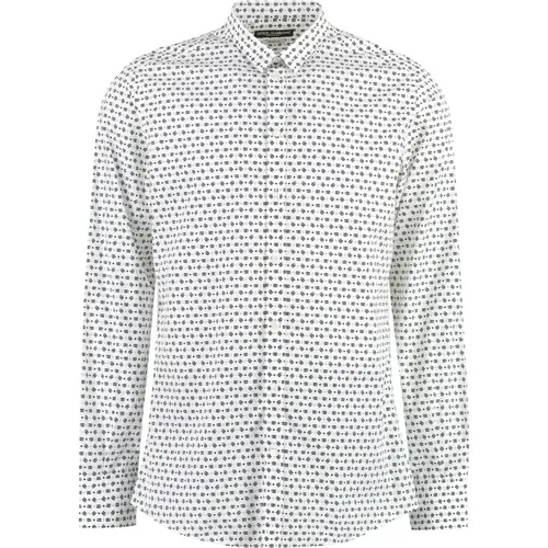 Casual Shirts, male, , Size: L Printed cotton shirt - Dolce & Gabbana - Modalova