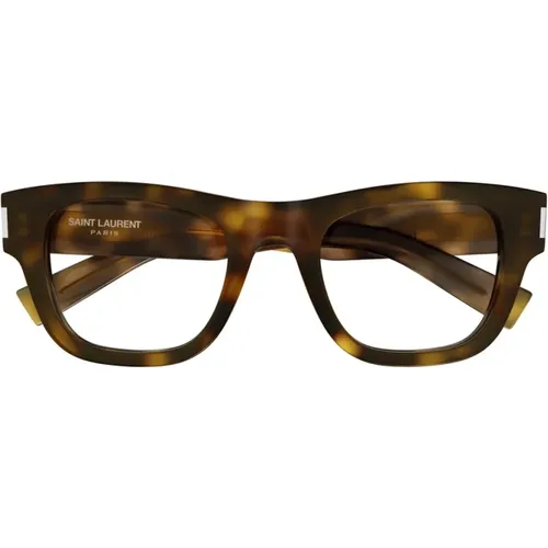 Klassische eckige Brillenfassung - Saint Laurent - Modalova