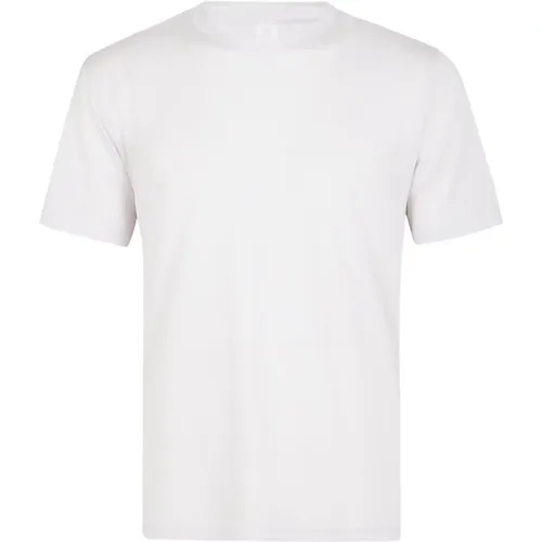 Baumwoll- und Seiden-Rundhals-T-Shirt , Herren, Größe: 2XL - Eleventy - Modalova