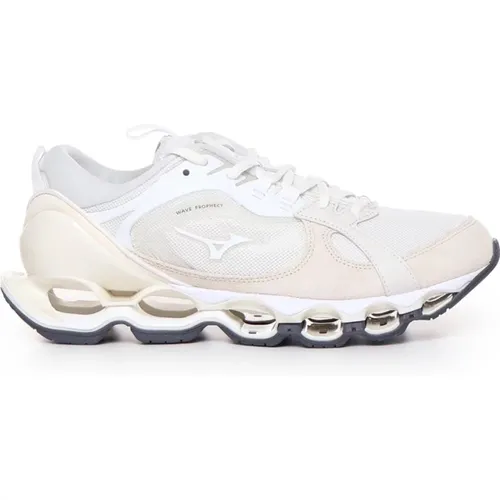 Sneakers with Suede and Mesh Panels , male, Sizes: 8 UK, 9 UK - Mizuno - Modalova