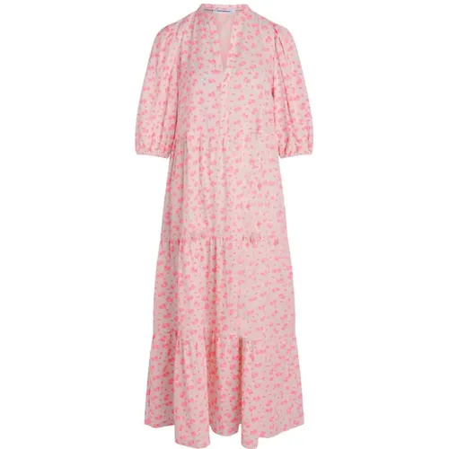 Neo Flower Dress 96676 , female, Sizes: L, XL - Co'Couture - Modalova