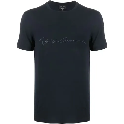 T-shirt , male, Sizes: 2XL, XL - Giorgio Armani - Modalova