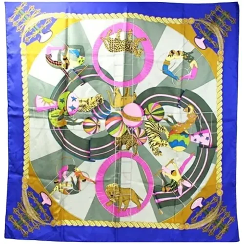 Pre-owned Scarves, female, , Size: ONE SIZE Pre-owned Silk scarves - Hermès Vintage - Modalova