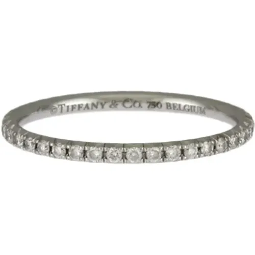 Pre-owned Jewellery, female, , Size: ONE SIZE Pre-owned White Gold rings - Tiffany & Co. Pre-owned - Modalova