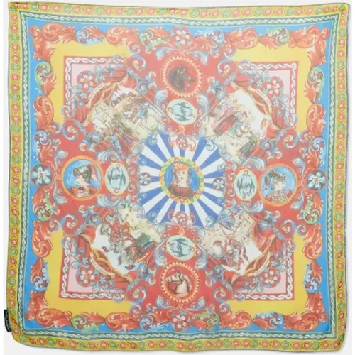 Pre-owned Silk scarves , female, Sizes: ONE SIZE - Dolce & Gabbana Pre-owned - Modalova