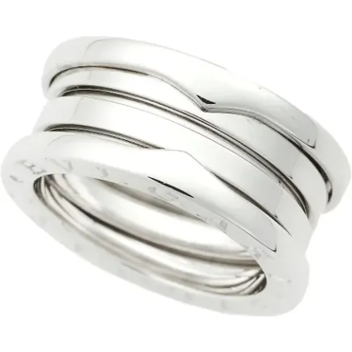 Pre-owned White Gold rings , female, Sizes: ONE SIZE - Bvlgari Vintage - Modalova