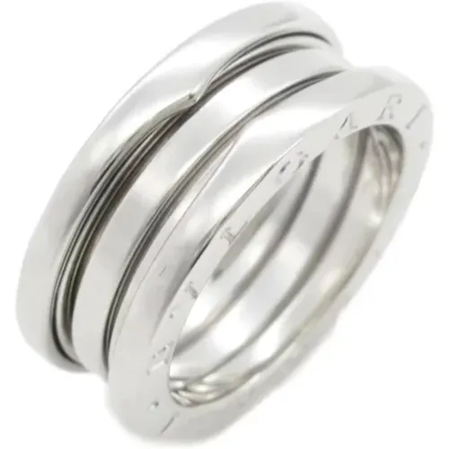 Pre-owned Jewellery, female, , Size: ONE SIZE Pre-owned White Gold rings - Bvlgari Vintage - Modalova