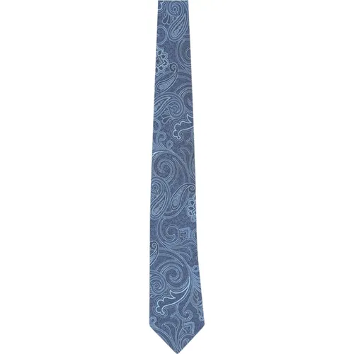 Ties, male, , Size: ONE SIZE Paisley Silk Jacquard Tie - ETRO - Modalova